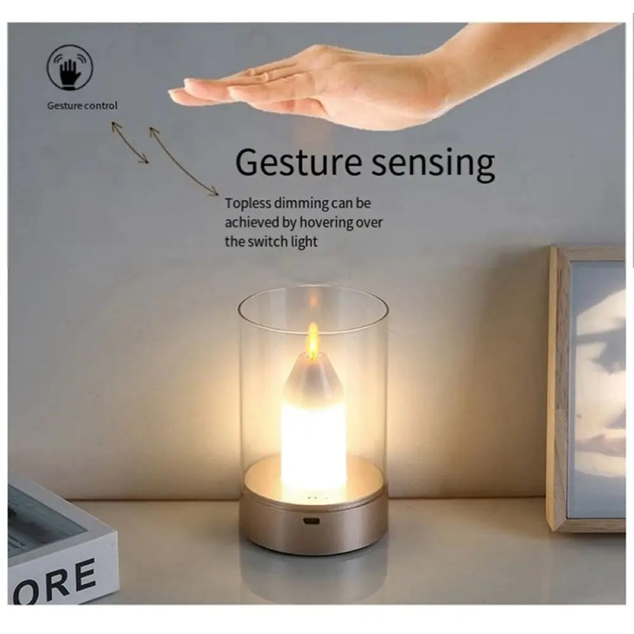 Smart Sensor Hover LED Flameless Candle Lamp - Image 4