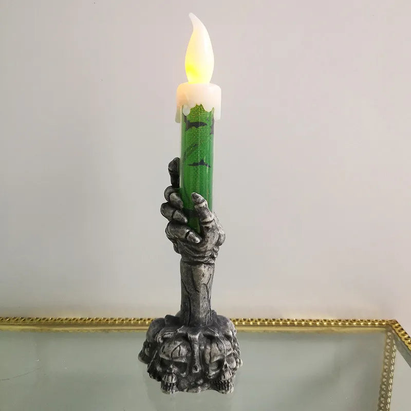 Skeleton Hand LED Candle - Image 1