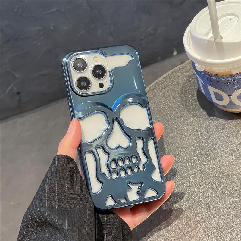 Gothic Midnight Skull Phone Case - Image 8