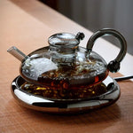 Pure Brew AestheticHeat-Resistant Glass Teapot