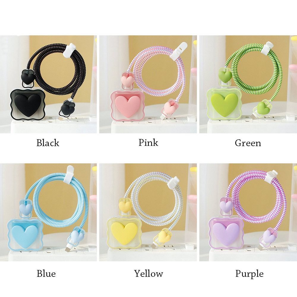 Transparent Love Charging Cable Protector Case - Image 3