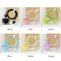 Transparent Love Charging Cable Protector Case - Image 3