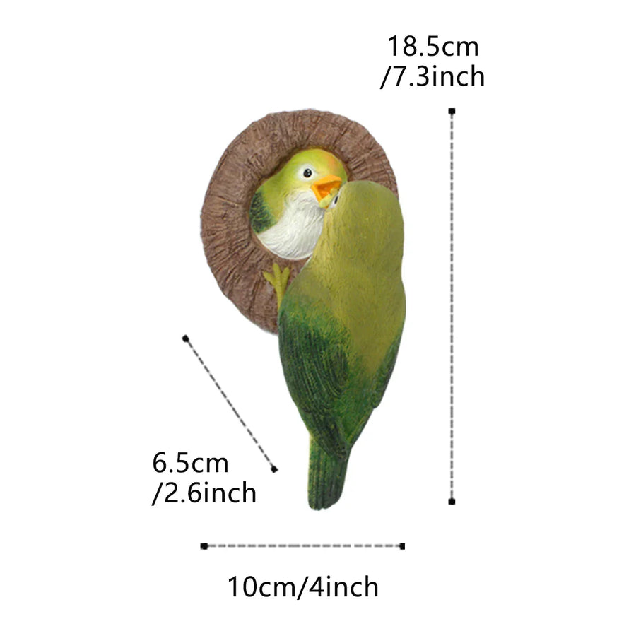 Lovebirds Tree Hug Wall Hanging Decor - Image 6