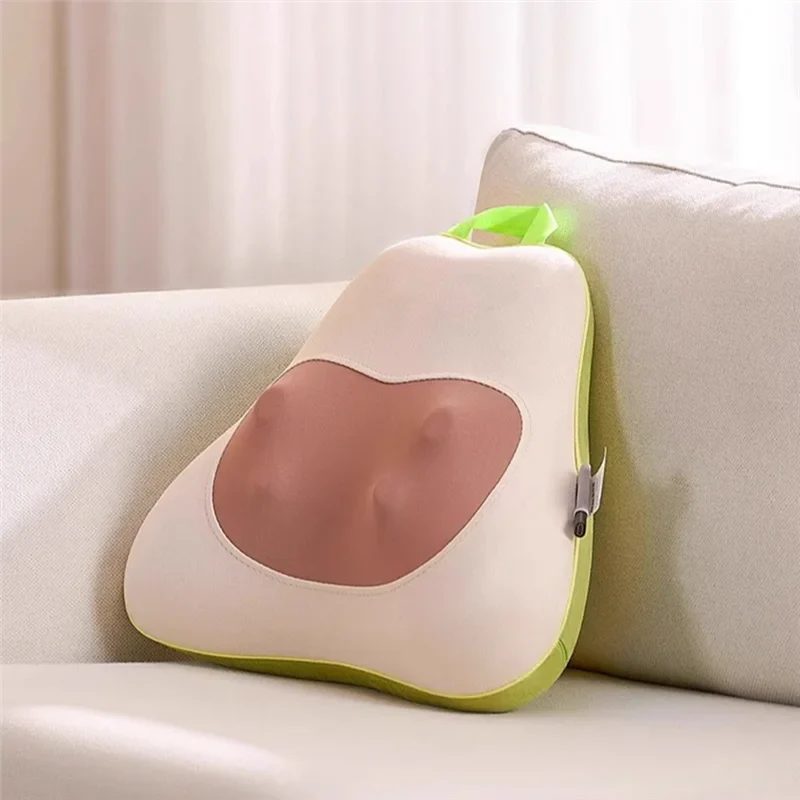 Ergonomic Back Support Heated Vibration Massager - Image 2