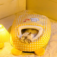 Snuggle Dreams Comfy Cat Bed House - Image 0