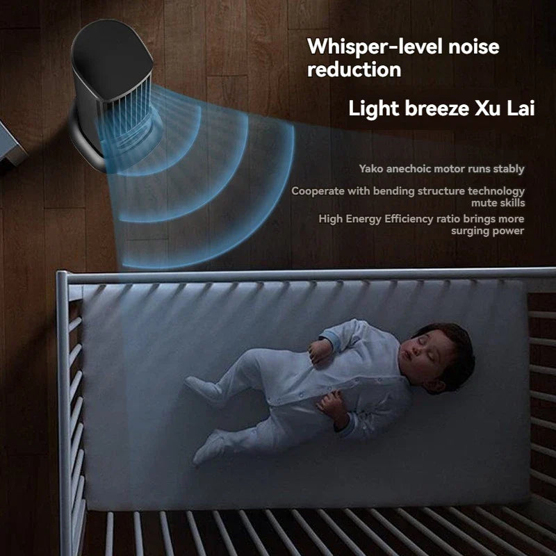 Towerless Ultra Cool Air Conditioning Desktop Fan - Image 4