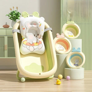 Foldable Temperature Sensor Display Baby Bathtub - Image 0