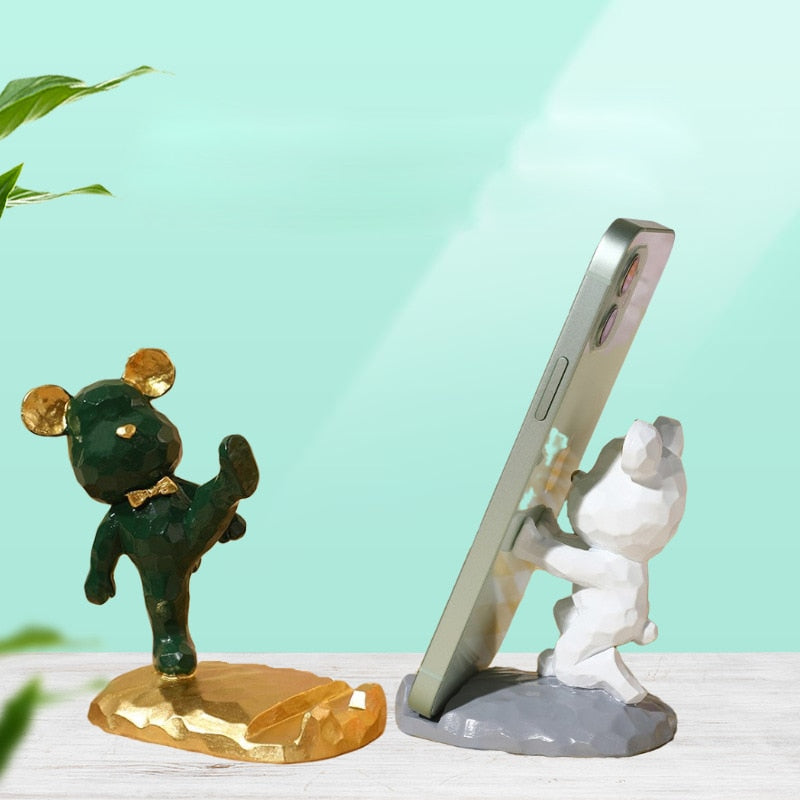 Mini Karate Bear Phone Stand - Image 2