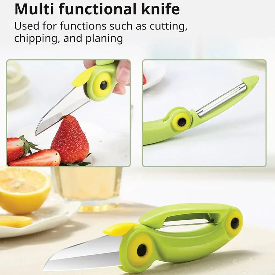 Mini Bird Fruit Foldable Picnic Knife - Image 2
