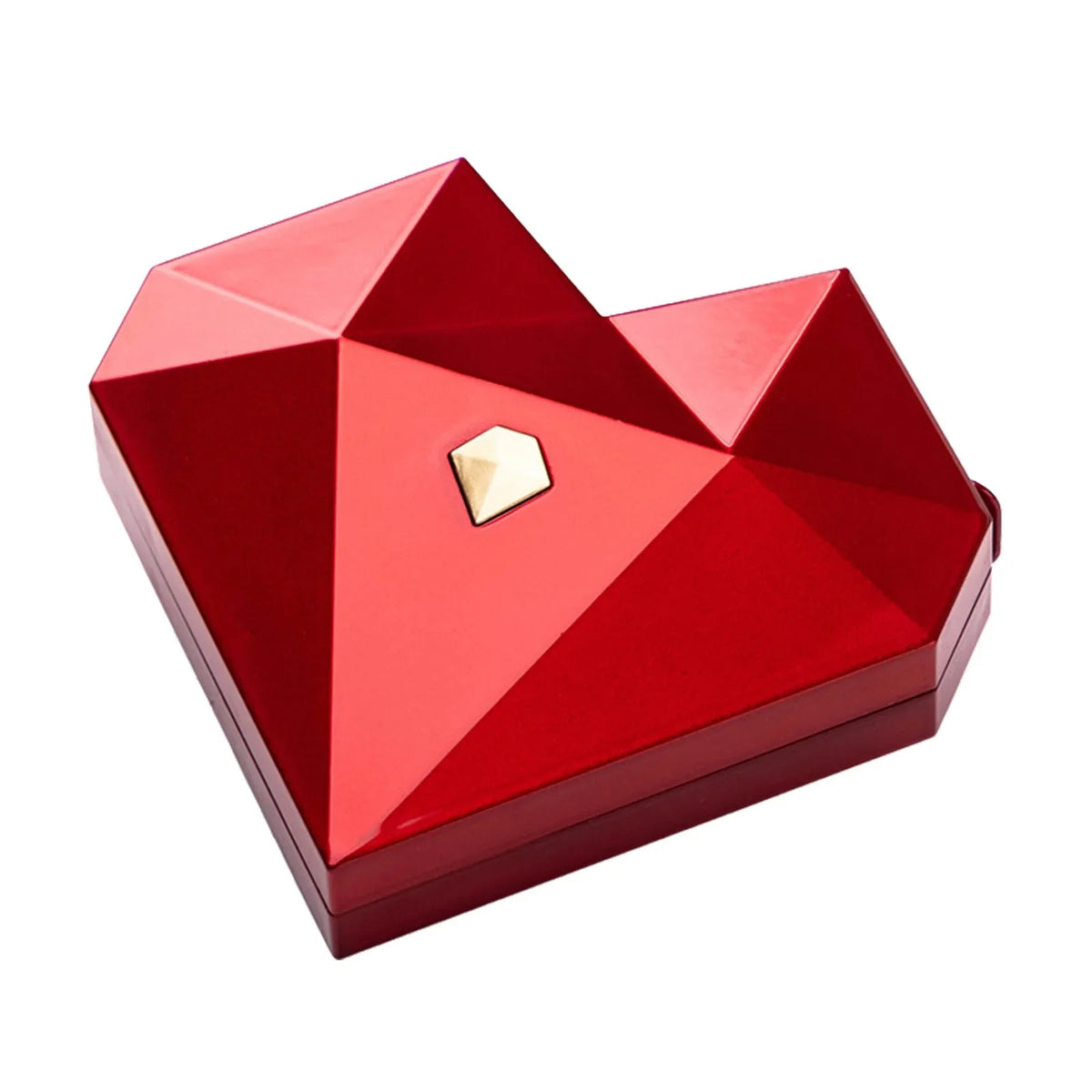 Prism Heart Surprise Love Ring Box