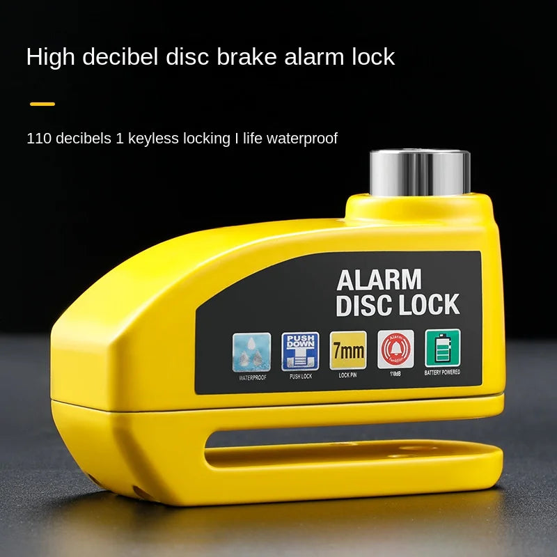 Anti-Theft Security Aluminium Disc Brake Alarm Lock - Image 5