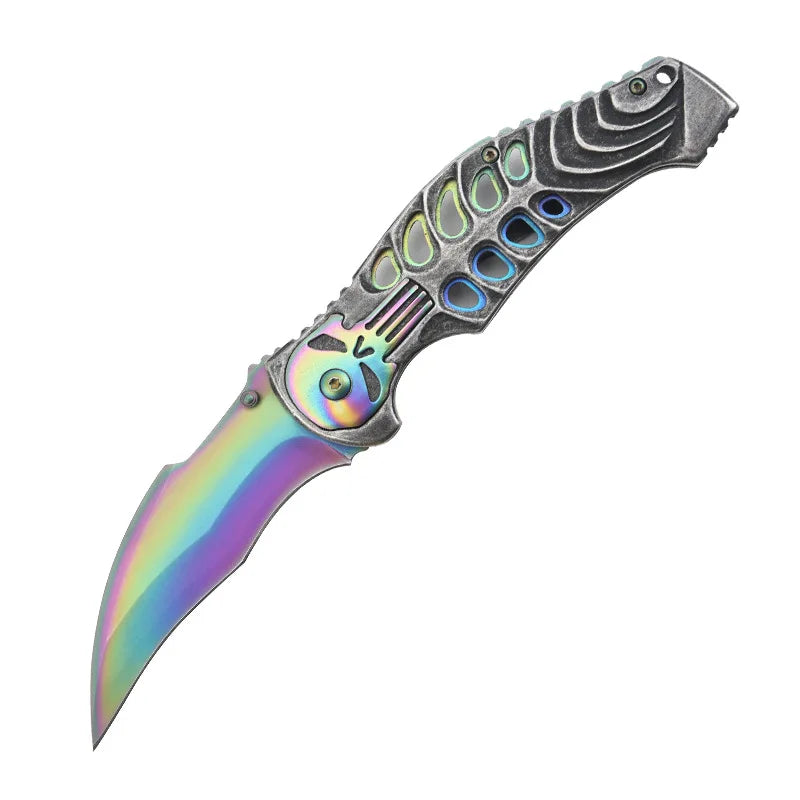 Tactical Nigh Skull Foldable Pocket Knife - Image 9