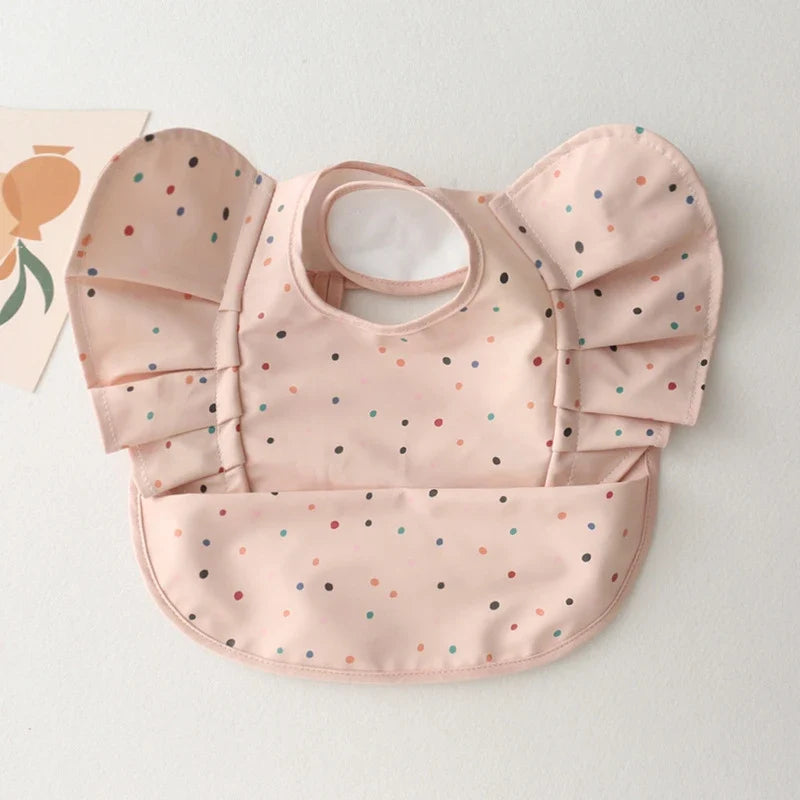 Babero Impermeable con Bolsillo para Recoger Comida