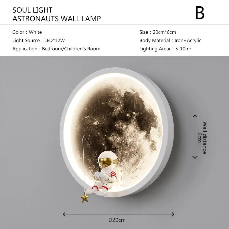 Astronaut On The Moon Wall Light - Image 9