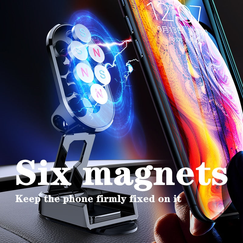 Rotatable Magnetic Dashboard Car Phone Holder - Image 3
