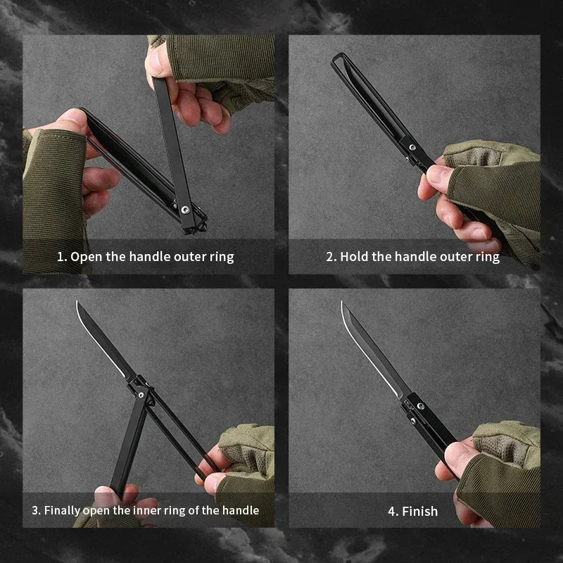 Sharp Edge Stainless Compact Folding Knife - Image 5