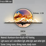 Mountain Sunset Scene LED Wall Lamp