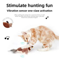 Motion-Activated Chirping Bird Interactive Cat Toy - Image 2