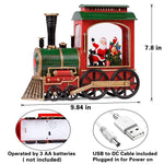 Santa Claus Christmas Train Music Box