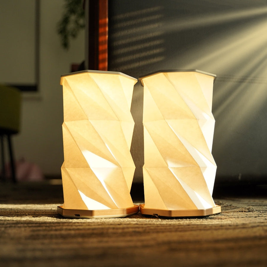 Origami Glow Dimmable Paper Lantern Light - Image 0