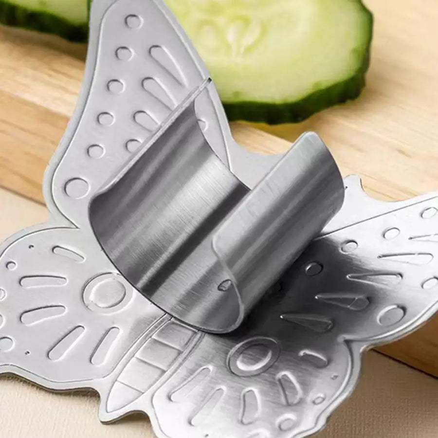 Butterfly Stainless Steel Adjustable Knife Shield Finger Protector - Image 4