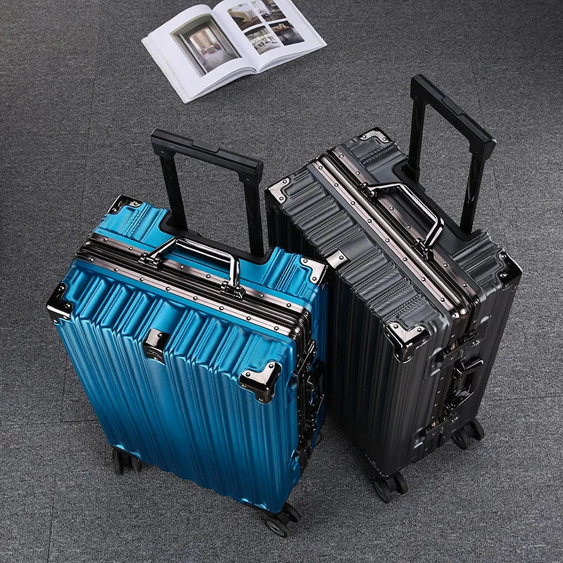 Aluminum Durable Frame Rolling Travel Suitcase - Image 2
