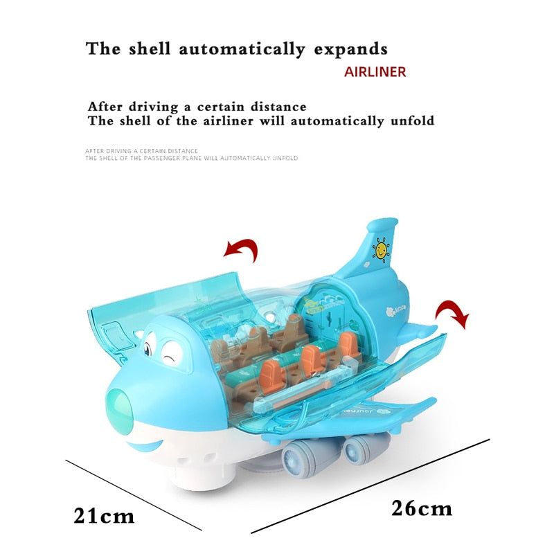 Kids Music Electric Assembled Airbus Toy - Image 5
