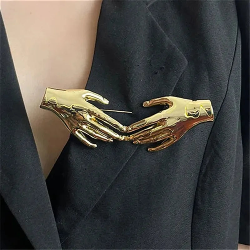 Hand Accent Art Brooch Pin - Image 5