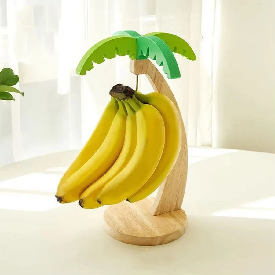 Tropical Palm Wooden Fruit Hanger