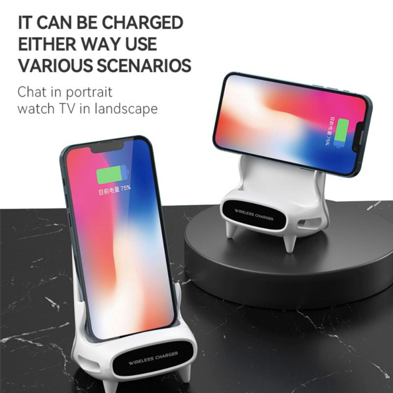Space Chair Phone Holder Wireless Charging Station - Image 3