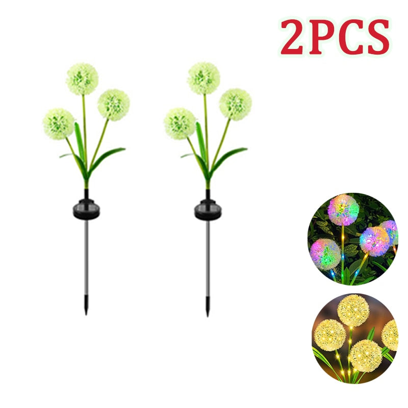 Garden Glow Solar-Powered Dandelion Lights - Image 7