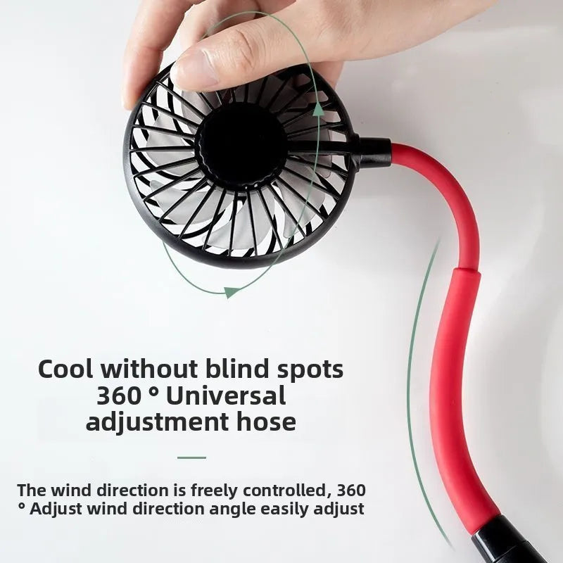 Adjustable Hands-Free Neck Cooling Fan - Image 2