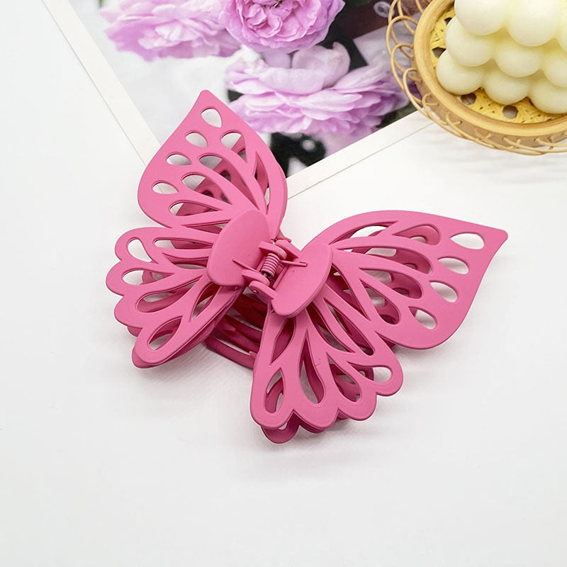 Oversized Butterfly Hair Claws