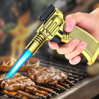 Inferno Strike Metal Windproof Laser Torch Lighter - Image 2