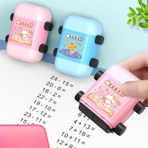 Quick Quiz Math Question Maker Roller Stamp - Image 0