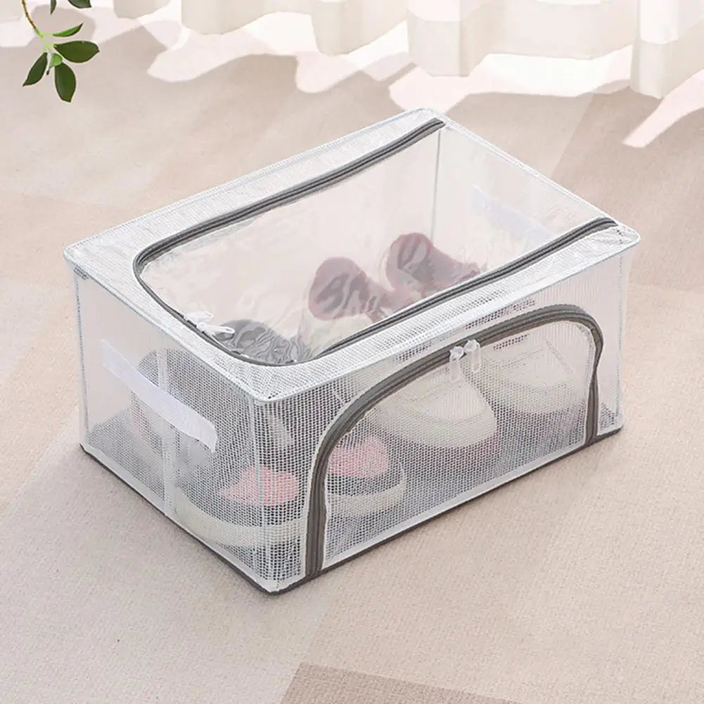 Foldable Stackable Shoe Storage Organizer - Image 5