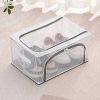 Foldable Stackable Shoe Storage Organizer - Image 5