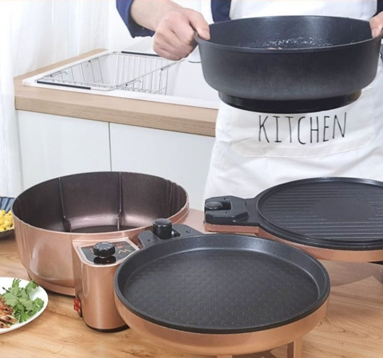 Multifunctional Double-sided Electric Baking Pan - Image 2