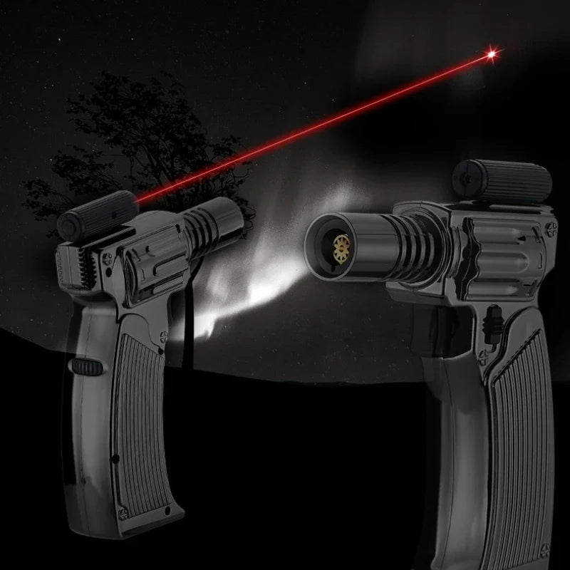 Inferno Strike Metal Windproof Laser Torch Lighter - Image 1