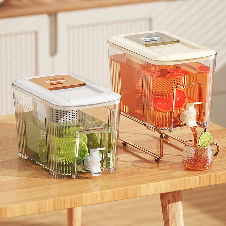 Built-in Spigot Portable Family-Sized Cold Beverage Dispenser - Image 0