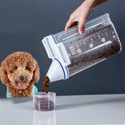Feed Fresh Pet Food Storage Measuring Container - Image 0
