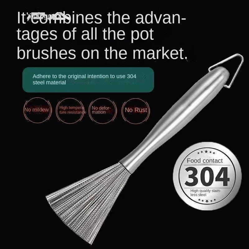 Long Handle Nano Pot Cleaning Brush - Image 3