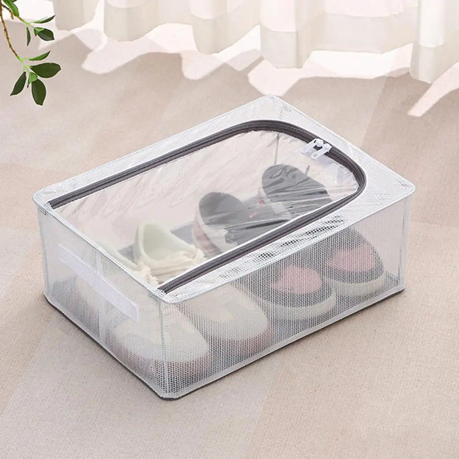Foldable Stackable Shoe Storage Organizer