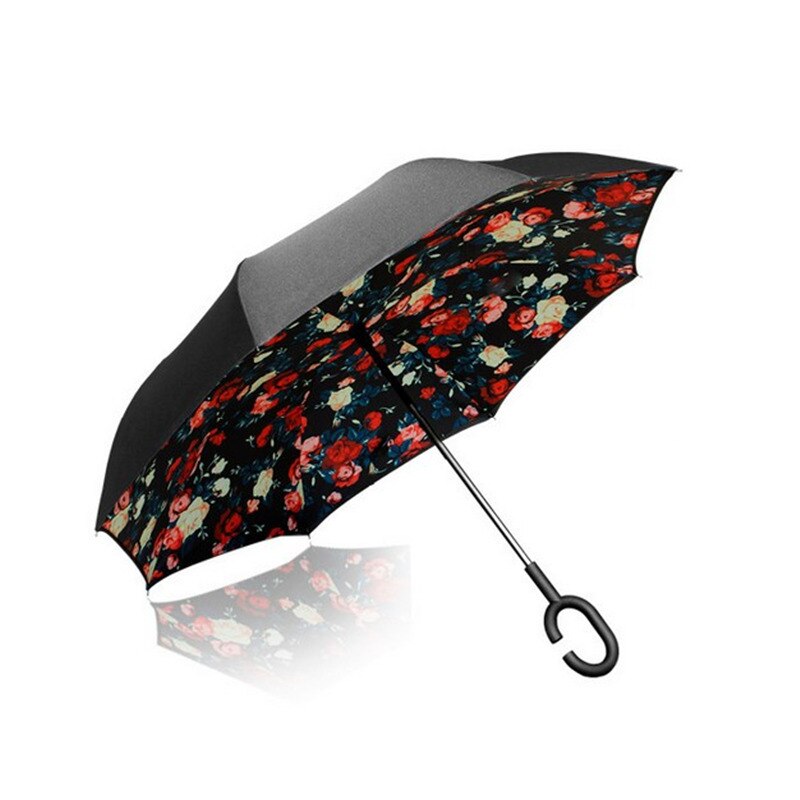 Rain Defense Folding Inverted Umbrella - Image 2