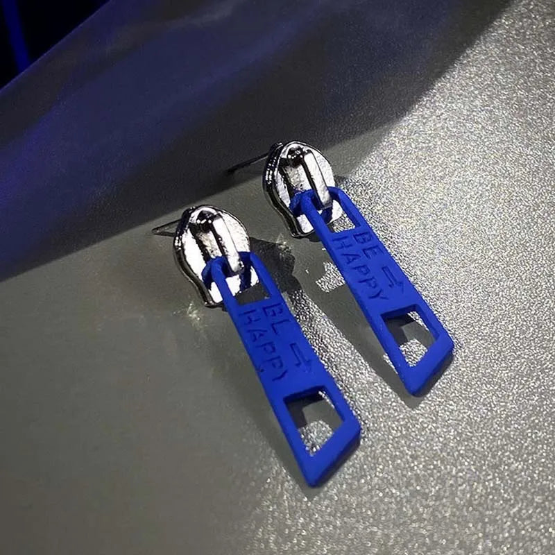 Zip Me Up Zipper Stud Earrings