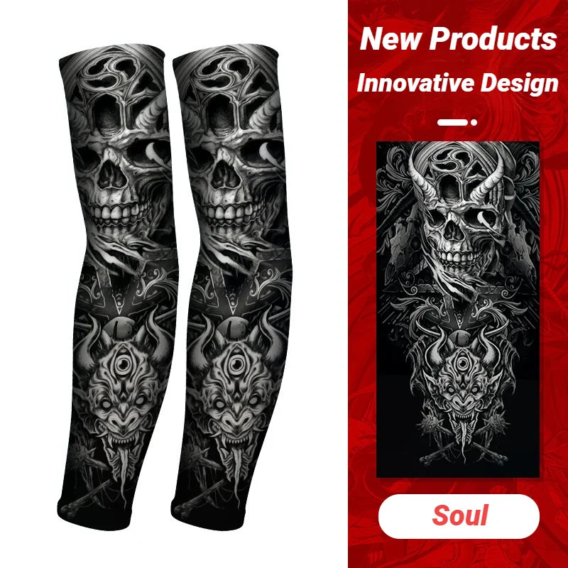 Sun Protection Long Arm Tattoo Sleeves - Image 8