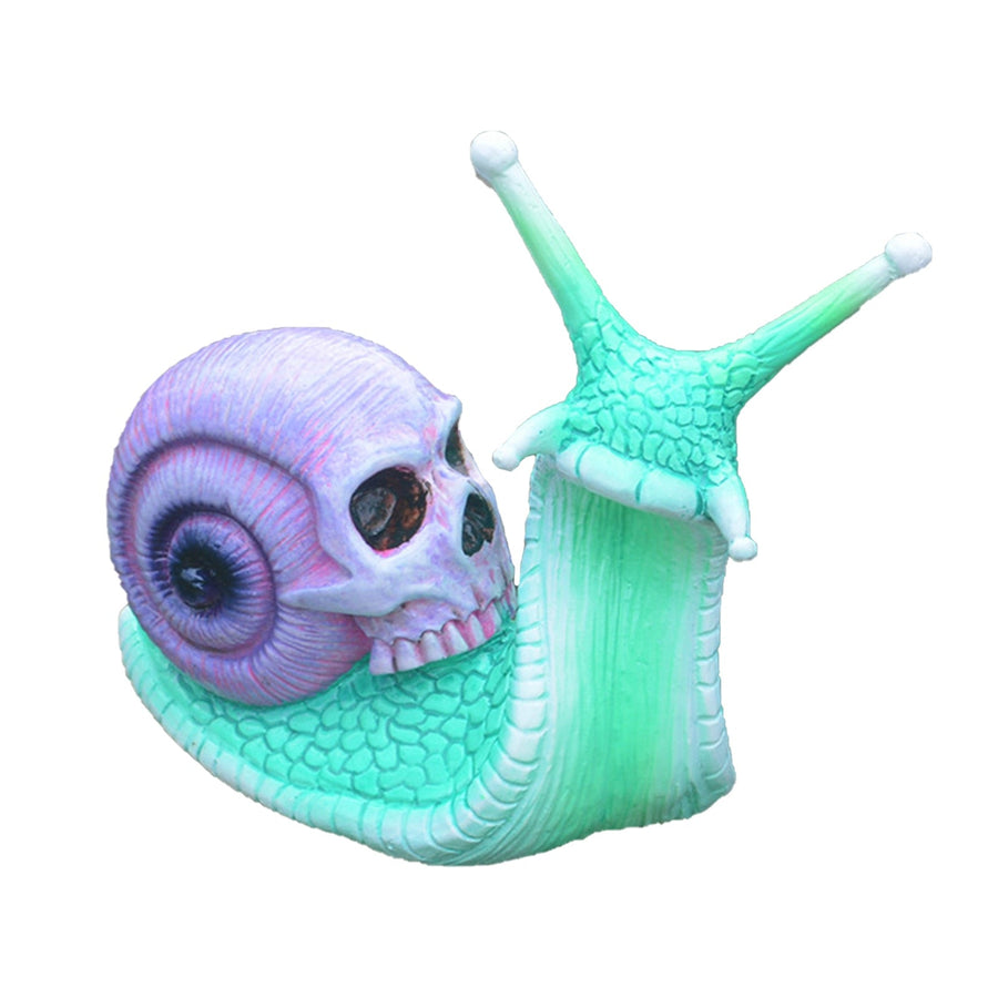 Snail Skull Halloween Patio Sculpture - Image 8