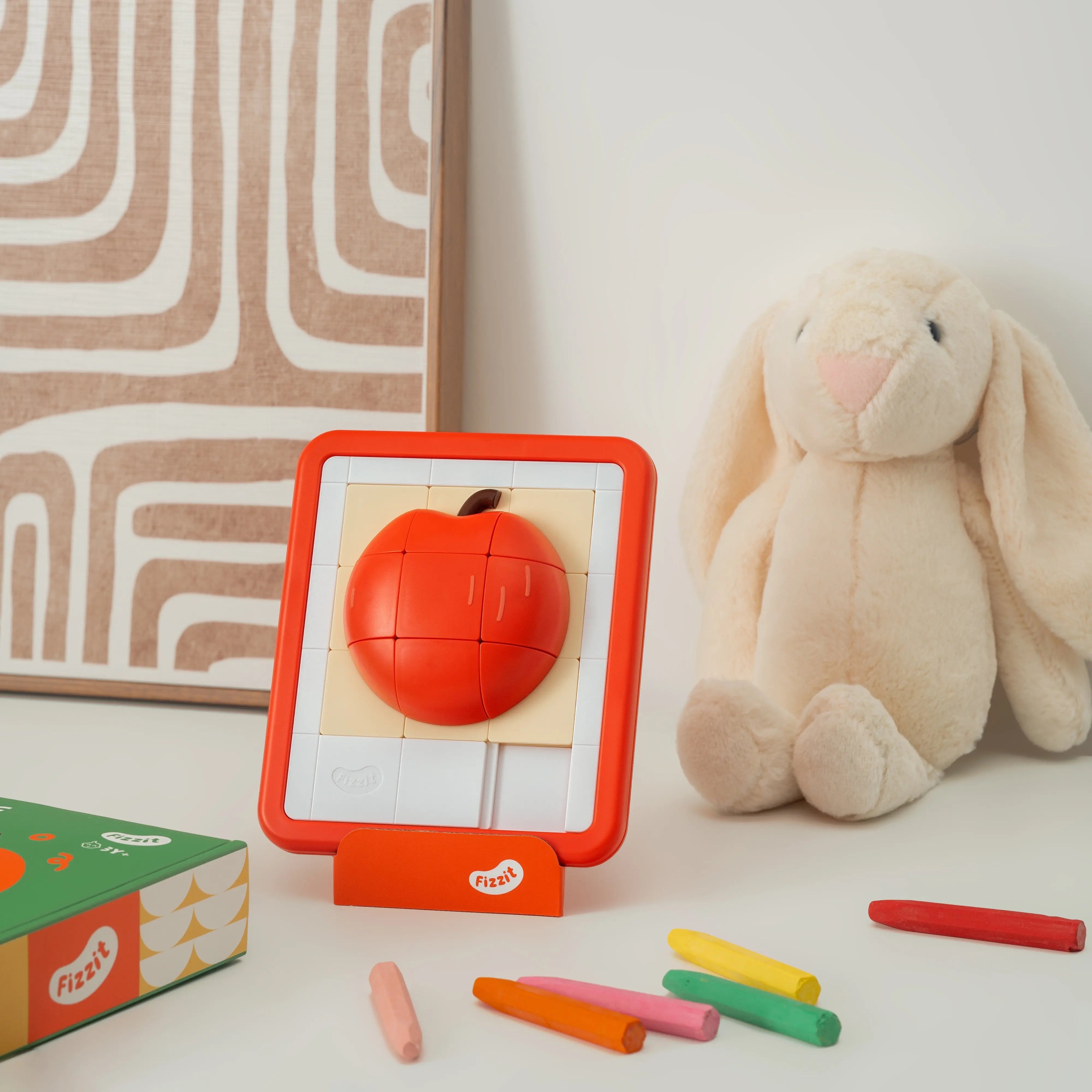 Apple Sliding Block Logic Puzzle Toy - Image 3
