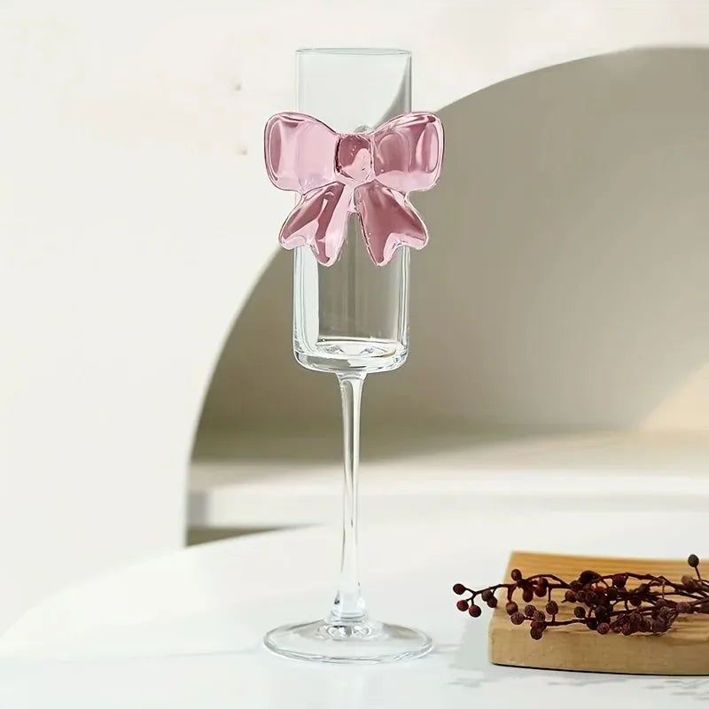 Pink Bow Cute Glass - Image 8