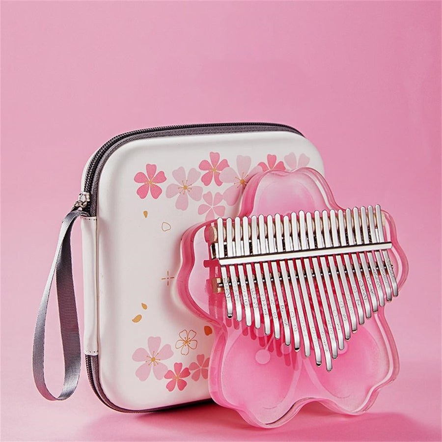 Cherry Blossom Kalimba Acrylic Thumb Piano - Image 0